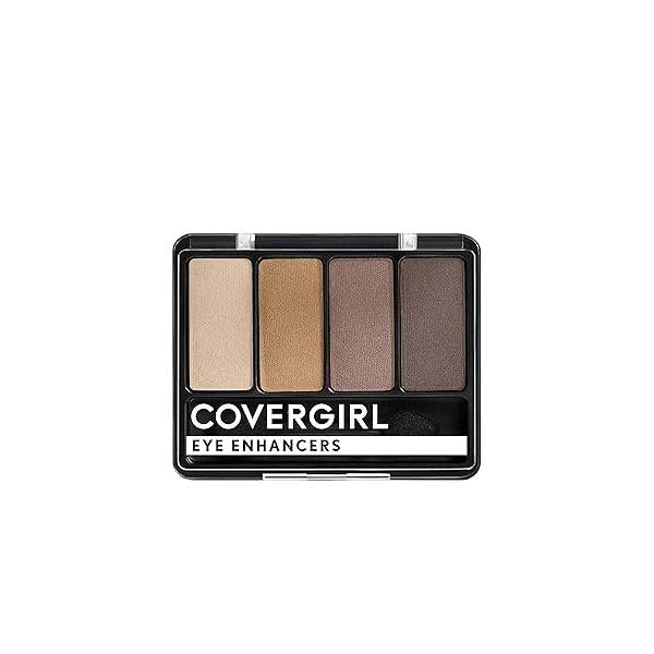 COVERGIRL - Eye Enhancers 4-Kit Eyeshadow, silky, sheer formula, double ended applicator, 100% Cruelty-free