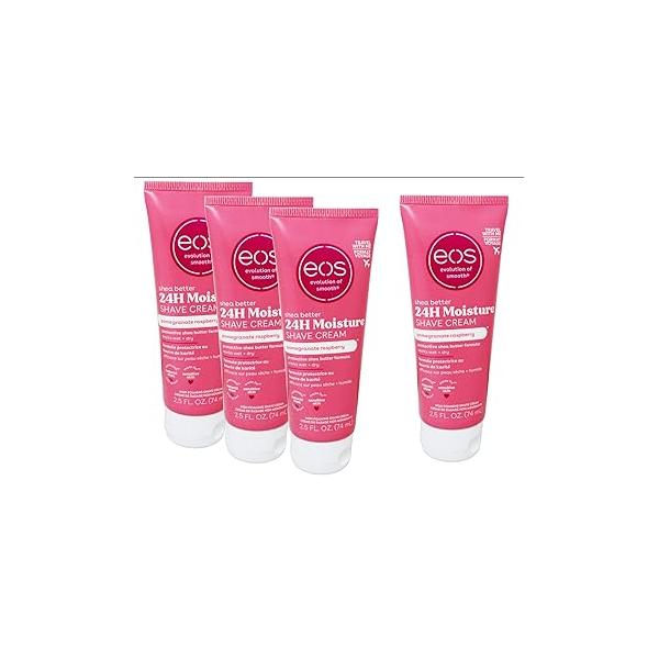 Evolution- of- Smooth Shave Cream Pomegranate Raspberry, 2.5 oz for Women (4 Pack)