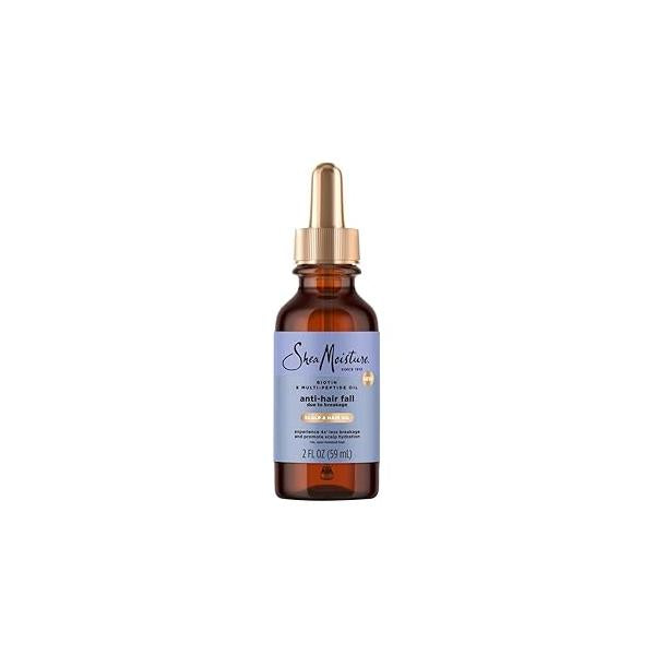 SheaMoisture Scalp & Hair Oil Anti-Hair Fall for Healthy Looking and Moisturized Scalp, with Biotin Multi-Peptide ScalpBoost Technology, 2 oz