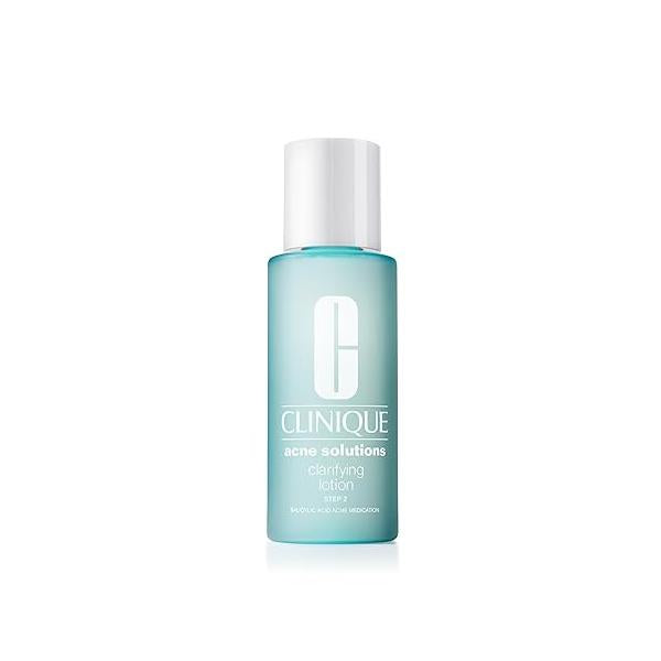 Clinique Acne Solutions Clarifying Lotion Exfoliating Facial Toner with Salicylic Acid | Reduces Oil + Unclogs Pores