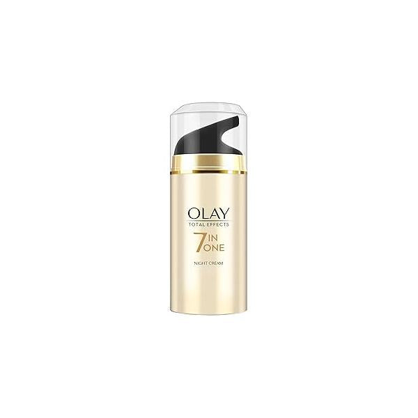 Olay Total Effects Night Firming Facial Moisturizer Treatment 1.7 Fl Oz, Packaging May Vary