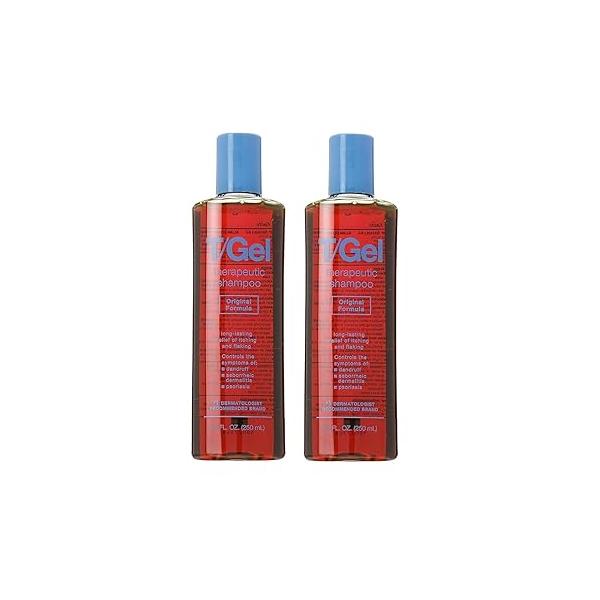 T/Gel Therapeutic Anti-Dandruff Shampoo, 8.5 Fl Oz, Original Formula | 2 PACK DEAL