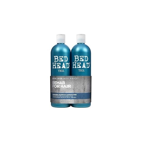 Bed Head by TIGI Urban Antidotes Recovery Shampoo and Conditioner for Dry Hair 25.36 fl oz 2 count
