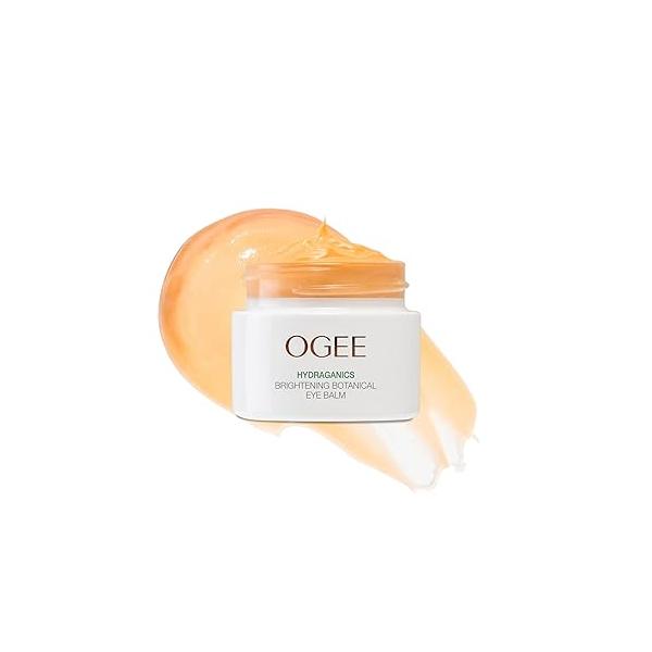 Ogee Botanical Eye Balm - Certified Organic Brightening Cream for Dark Circles and Puffinesss Made with Natural Retinol Alternative & Hyaluronic Acid