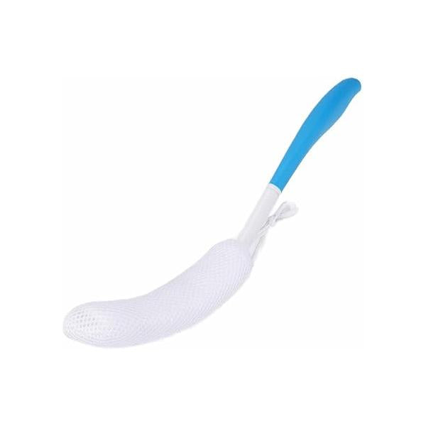 shower brush long handle,Bath Brush Long Curved Handle Soft Sponge Body Cleaning Exfoliating Shower Brushes Back Scrubber Skin Exfoliation Tool Handled Bath for Men Women