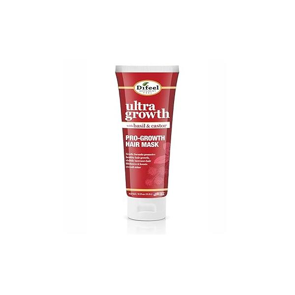 Difeel Ultra Growth Basil & Castor Oil Pro Hair Mask 8 oz.