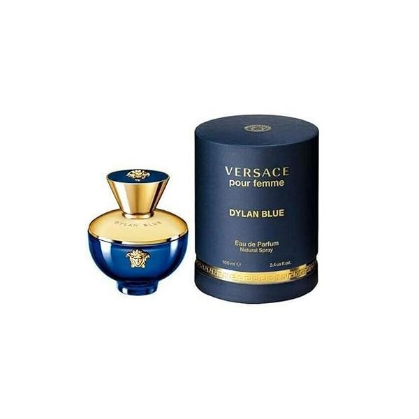 Versace Dylan Blue Pour Femme for Women Eau De Parfum Spray, 3.4 Oz
