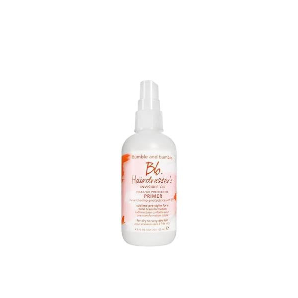 Bumble and bumble. Hairdresser's Invisible Oil Heat/UV Protection Leave-In Conditioner Hair Primer | Hydrating, Anti Frizz, Color Safe Straight, Coily With Argan + Coconut