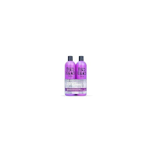 Tigi Bed Head Dumb Blonde Shampoo & Reconstructor Conditioner Duo Pack, 50 Oz