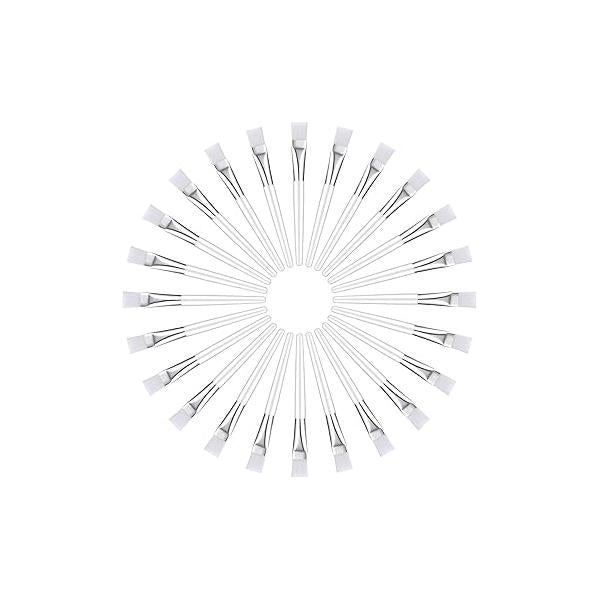 24 Pieces Facial Mask Brush Transparent Face Cosmetic Makeup Brushes Tools for Eye Application and DIY Needs