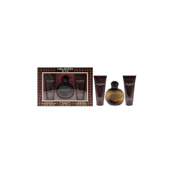 Halston Z-14 for Men - 2 Pc Gift Set 4.2oz EDC Spray, 3.4oz After Shave Balm, Hair and Body Wash