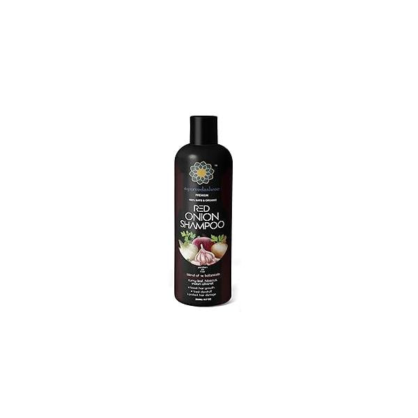 Red Onion Hair Growth & Fall Control Shampoo - With Curry Leaf, Hibiscus, Indian Alanket, Blend of 14 Botanicals 200ML - SLS and Paraben Free 100% Safe Premium- All Type