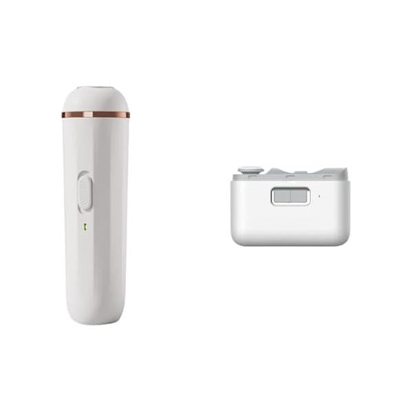 Cnkorea Nail Clipper & Foot Callus Remover (Adjustable Speed) Kit, Electronic Care Set, File for Dead Dry Hard Skin Calluses (Pink)