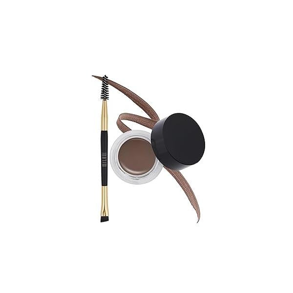 Milani Stay Put Brow Color - Dark Brown (0.09 Ounce) Vegan, Cruelty-Free Eyebrow that Fills and Shapes Brows…