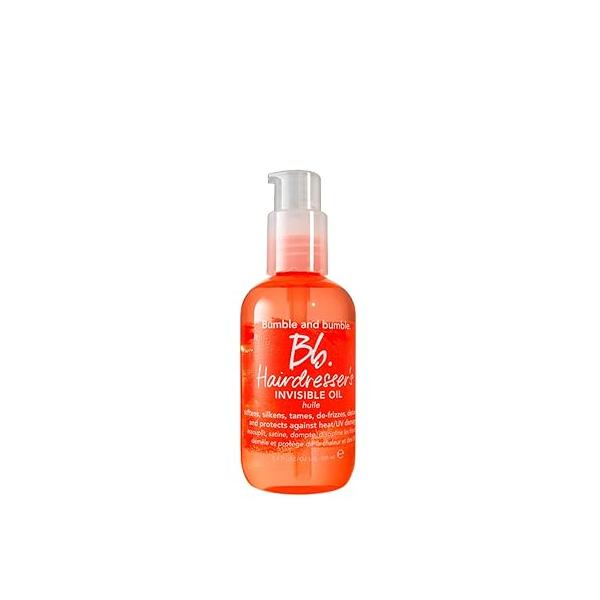 Bumble and bumble. Hairdresser's Invisible Oil Frizz-Reducing Hair | Heat Protection, Anti Frizz + Shine Curly, Wavy, Straight With Argan Oil, Coconut Grapeseed