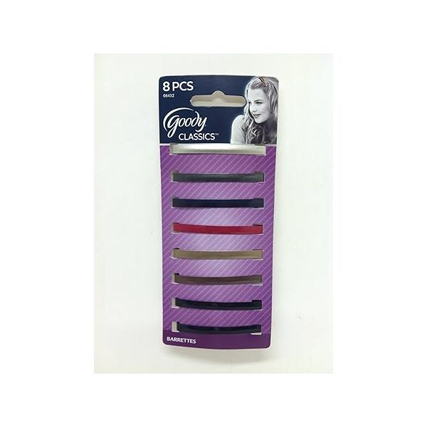 GOODY Women Classics Metallic Glossed Stay Tight, 8 Count