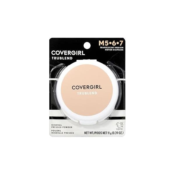 Covergirl Trublend Pressed Powder, 004 Translucent Medium , 0.39 Ounce (Pack of 1)