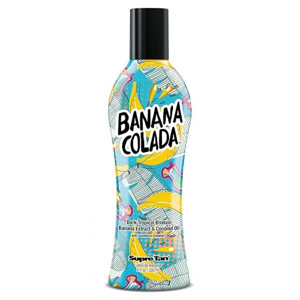 Supre Tan Banana Colada Tropical DHA Bronzer with ColorBurst Complex & Coconut Oil 8oz