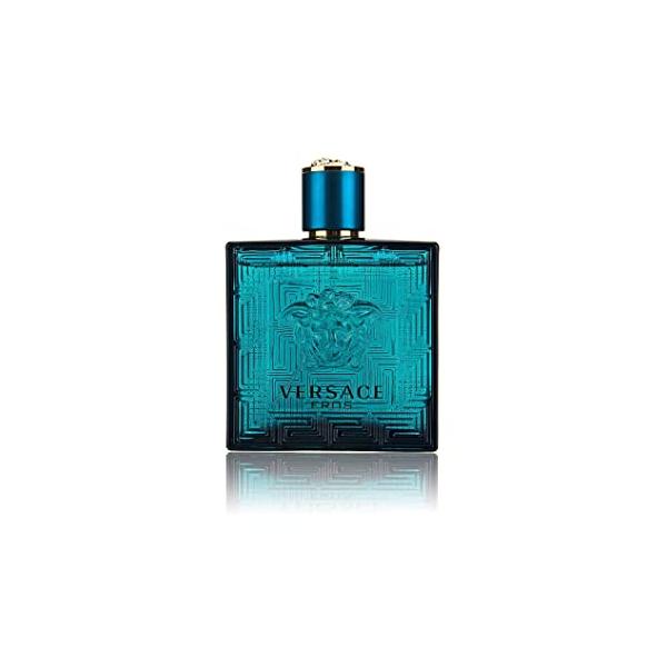 Versace Eros Eau de Toilette Spray for Men, 3.4 Fl Oz