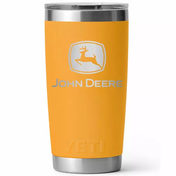 John Deere 20 oz Yeti Construction Yellow Tumbler - LP84484