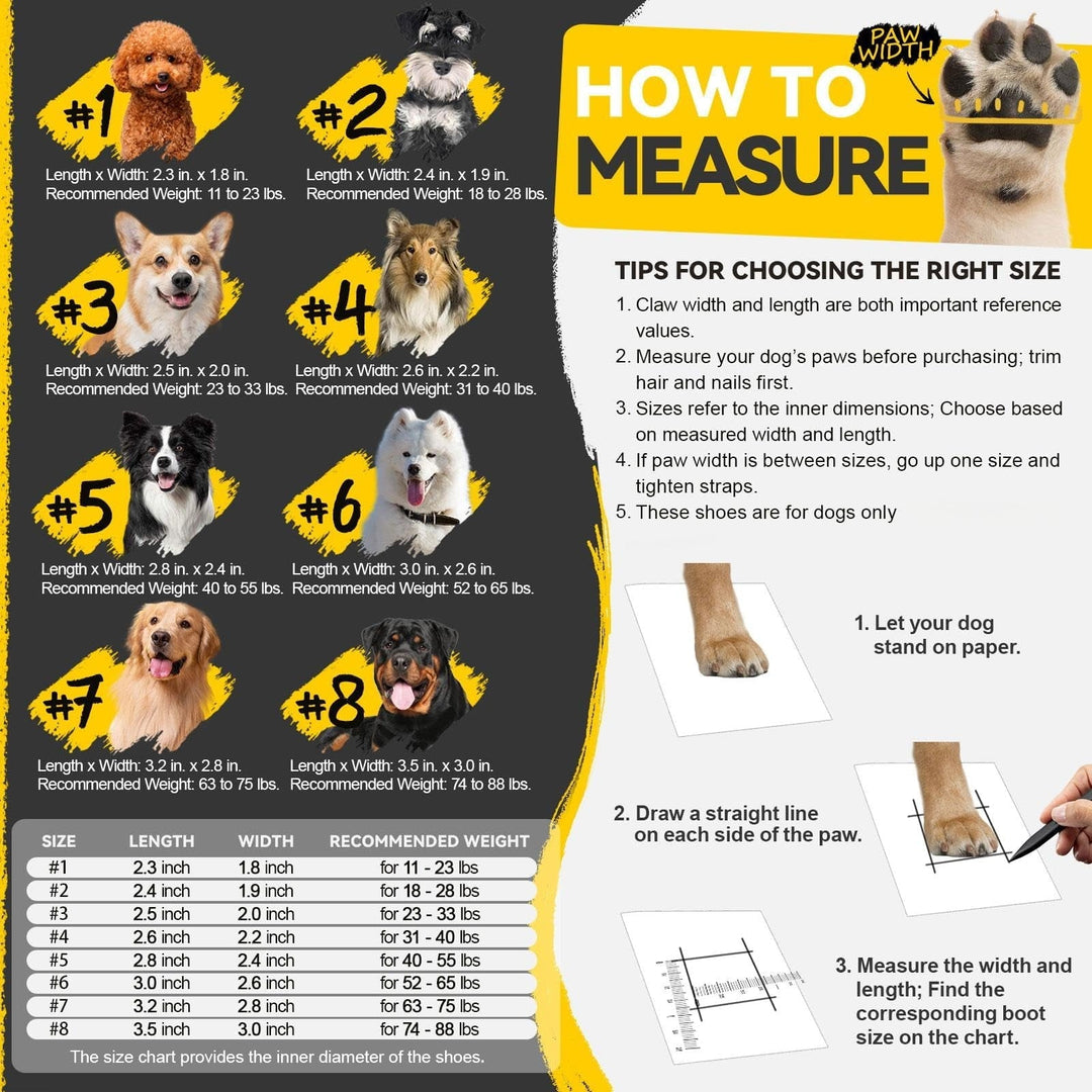 Dog Shoes for Large Small Medium Dogs,Dog Booties for Indoor Hardfloors Anti-Slip,Reflective Strip Waterproof Dog Boots & Paw Protectors for Outdoor Walking Hot Pavement,Winter Snow
