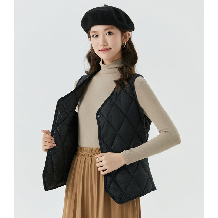 Women's Short Autumn And Winter Velvet Vest
