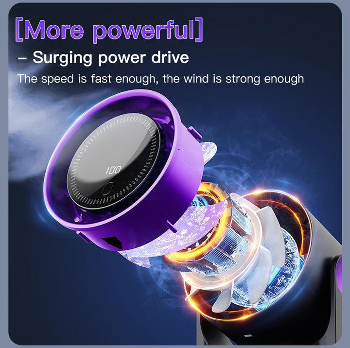 Xiaomi Smart Electric Fan 100 Speed Bladeless Fan USB Charging Desktop Silent Wall Mounted Air Conditioner Office Indoor Camping