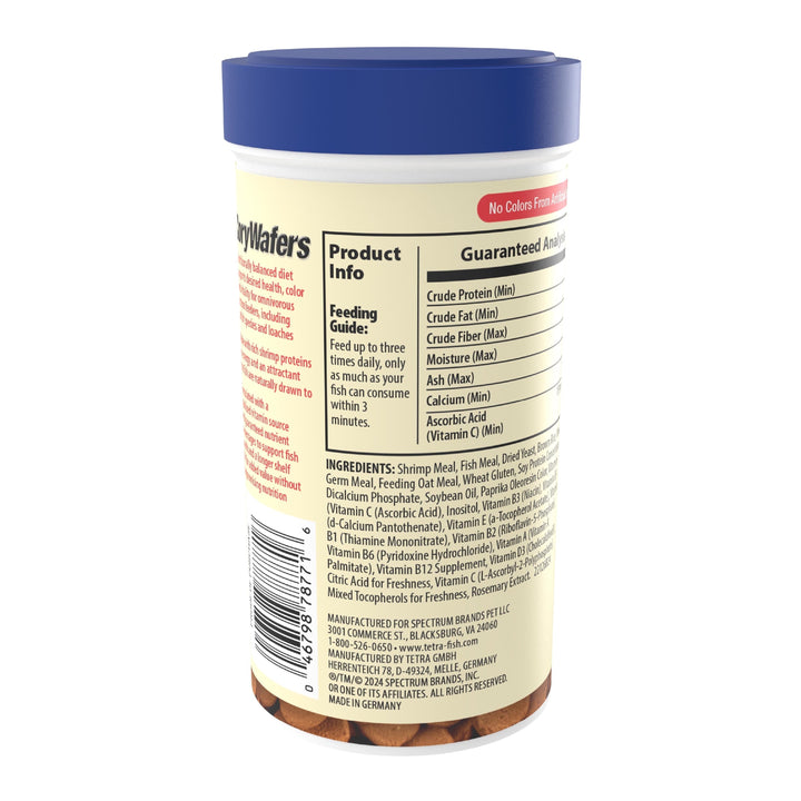 Tetra CoryWafers Fish Food, Complete Diet for Catfish & Loaches, 3.5 oz