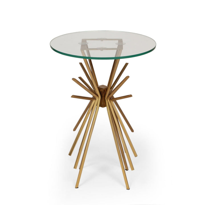 SPARKLE GLASS SIDE TABLE for Living Room Dining Room