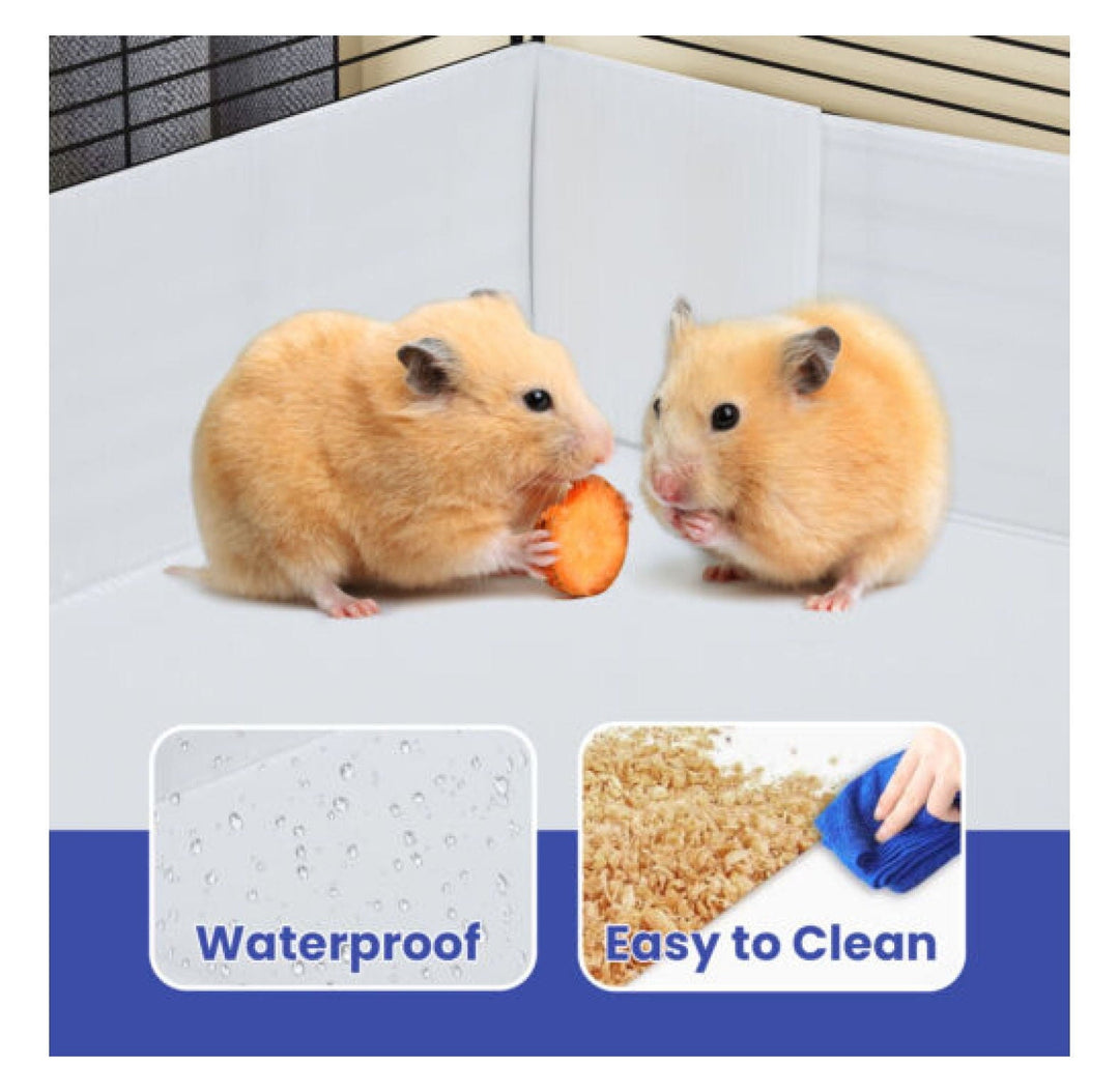 JTAOT DIY Guinea Cage Hamster Playpen Rabbit Enclosure Waterproof Metal 55,5" x 28"