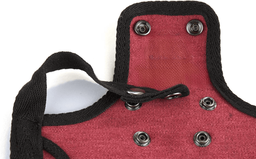 Medium-Large Chicken Saddle with Adjustable Straps, Chicken Apron, Poultry Saver, Pet Supplies, Including Shoulder Cover (Burgundy)