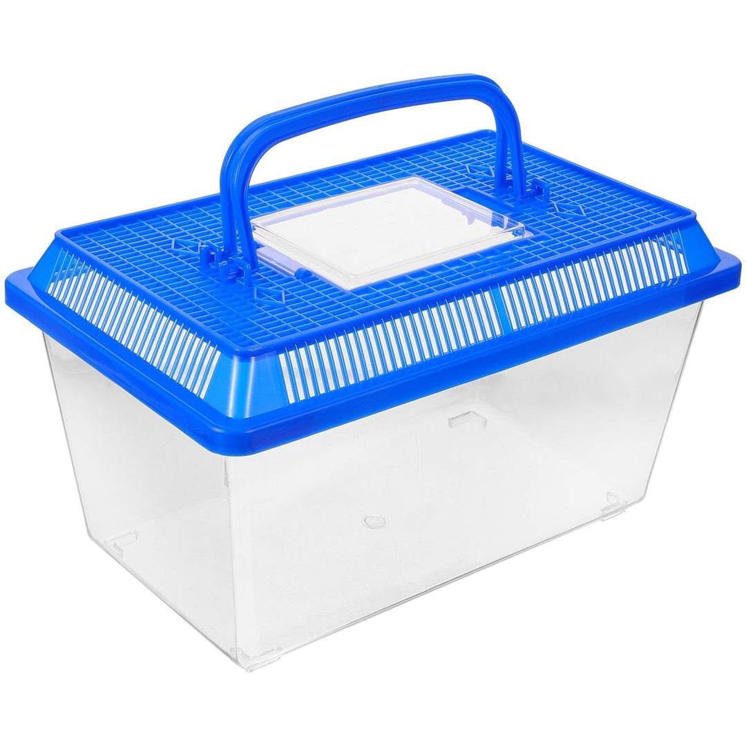 Turtle Living Tank,Turtle Tank with Platform Creative Turtle Carrying Box Tank Practical Turtle Tank Aquarium