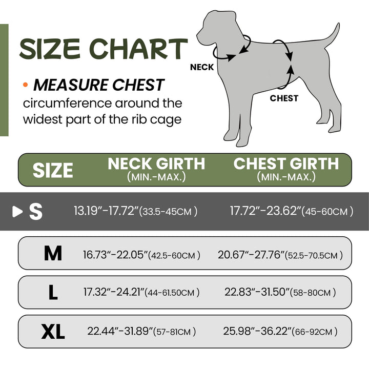 PcEoTllar No Pull Dog Harness for Small Dogs, Reflective Dog Vest Harness with Handle, Adjustable Easy on Dog Harness for Training Running Walking, Green S