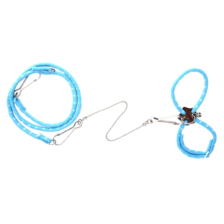 QUTETN Hamster Small Pet Harness With Bell Adjustable Pet Rat Mouse Hamster Harness Rope Vest Leash Traction Rope For Ferrets Pet Rats