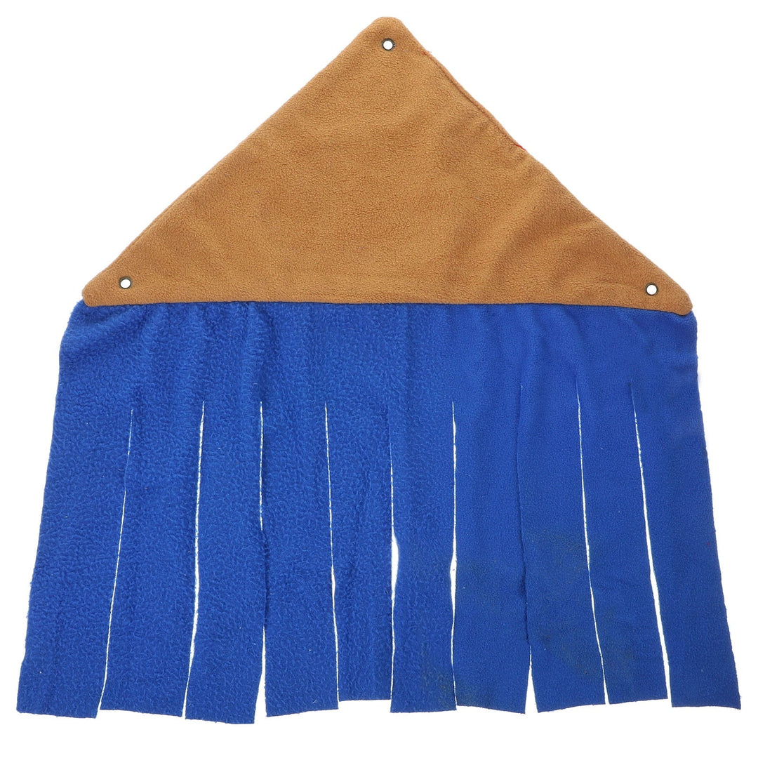 FUTUREORYY Hideaway For Hamster Bunny Corner Hammock Navy Blue 1 Set 12x11.6x10.8in