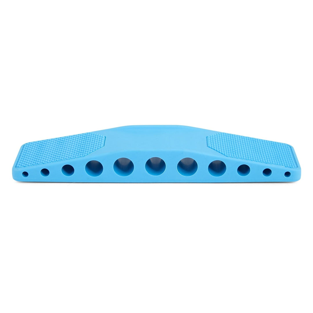Jeffers Rubber Grooming Brush for Horses, Dogs & Cats, Removes Hair & Dirt, Easy Clean Tool - Light Blue