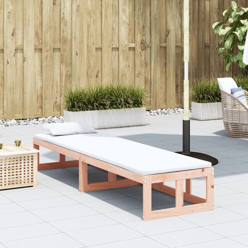 vidaXL Garden Sofa Bench Natural wood Solid Douglas wood Extendable