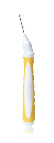 Reach Interdental Brush Cleaners, 0.7mm, Extra Tight, Sensitive Gum Protection, Plaque Remover for Teeth, Braces Flossers, Braces Brush, Dental Toothbrushes, Oral Care, 6 Pack, 10 Count