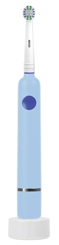 Amazon Basics Power Rechargeable Toothbrush with EasyFlex Brush Heads, Bacteria Defense and Replace-Me Bristles, 2-Minute Quadrant Timer
