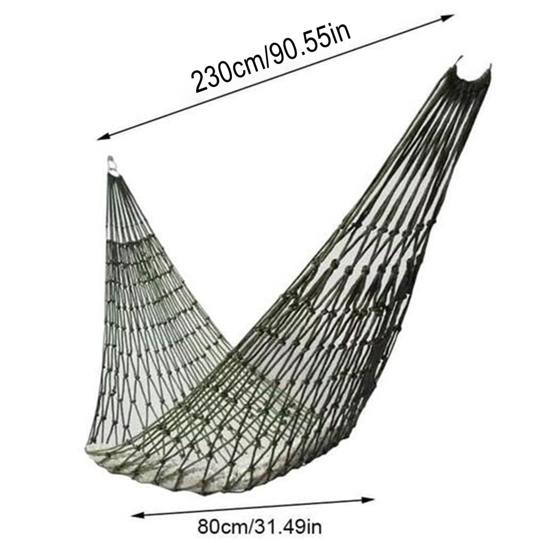 Rwvbm Portable Nylon Mesh with Tie Straps Breathable Outdoor Camping for Backpacking,Hiking & Backyard 270x80cm (106x31in) Supports 220lbs (100kg)