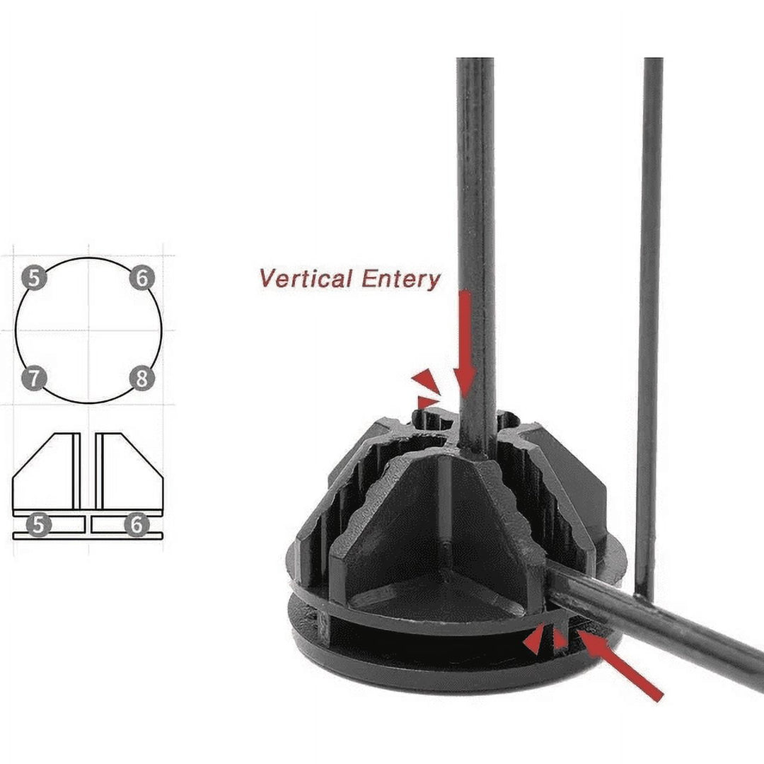 Small Animal Pet Playpen with Door, DIY Wire Portable Yard Fence for Rabbit, Guinea Pig Cages, Puppy, Kitten Playpen for Indoor & Outdoor Portable Metal Wire Yard Fence, 12 Pcs Black Pet Panels