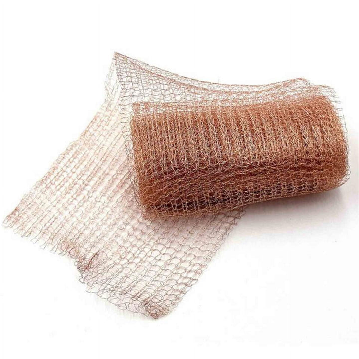 yilyih Copper Mesh,Water- and Rust Proof Copper Mesh Roll,Layer Knit Copper Wire Mesh,Slug Repellent Copper Meshfor Mice Rat Rodent Repellent Suitable for Blocking Holes in Gardens and Houses
