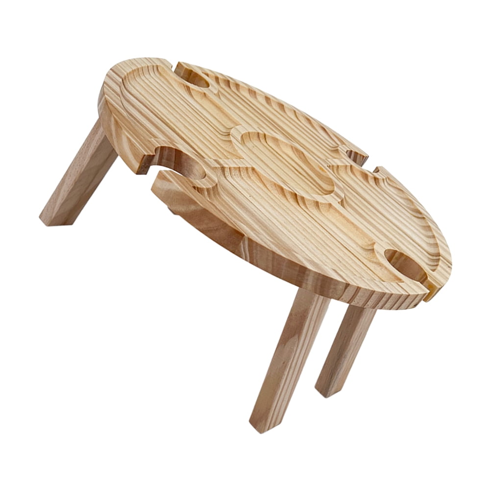 WORGEOUS Picnic Folding Desk Wine Storage 1Pcs 15.7Cm Height