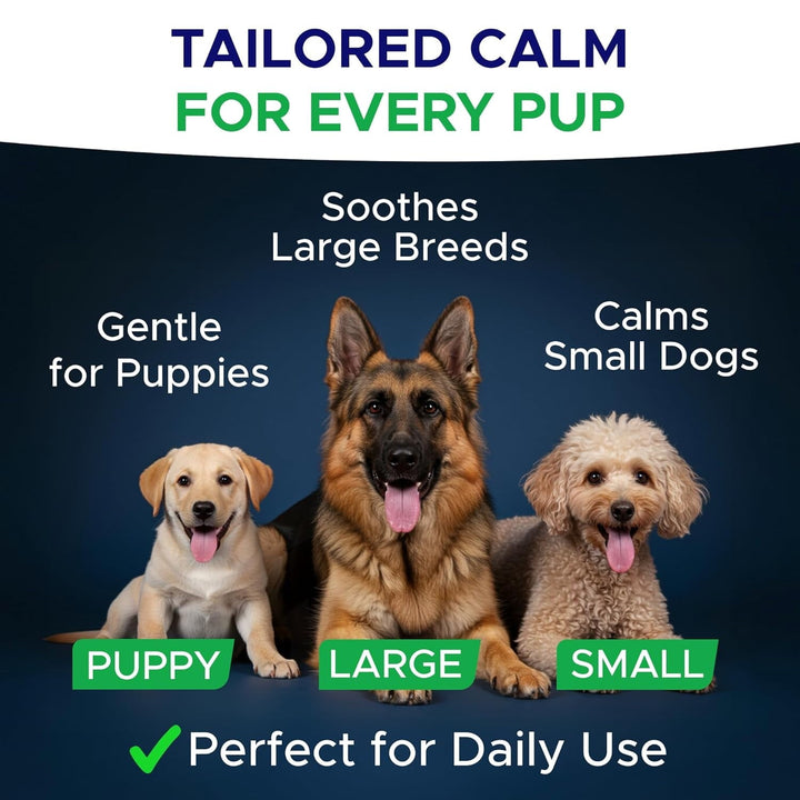 Melatonin for Dogs to Sleep 6mg - Doggie Sleep Aid Treats - Sleeping Pills for Anxiety - Extra Strength Calming Chews Large & Medium Breed Help Sleep at Night - Made in USA - 120Ct