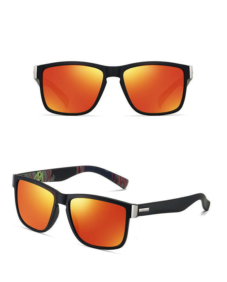 Sports Riding Polarized Sunglasses Men'S Square Outdoor Sunglasses