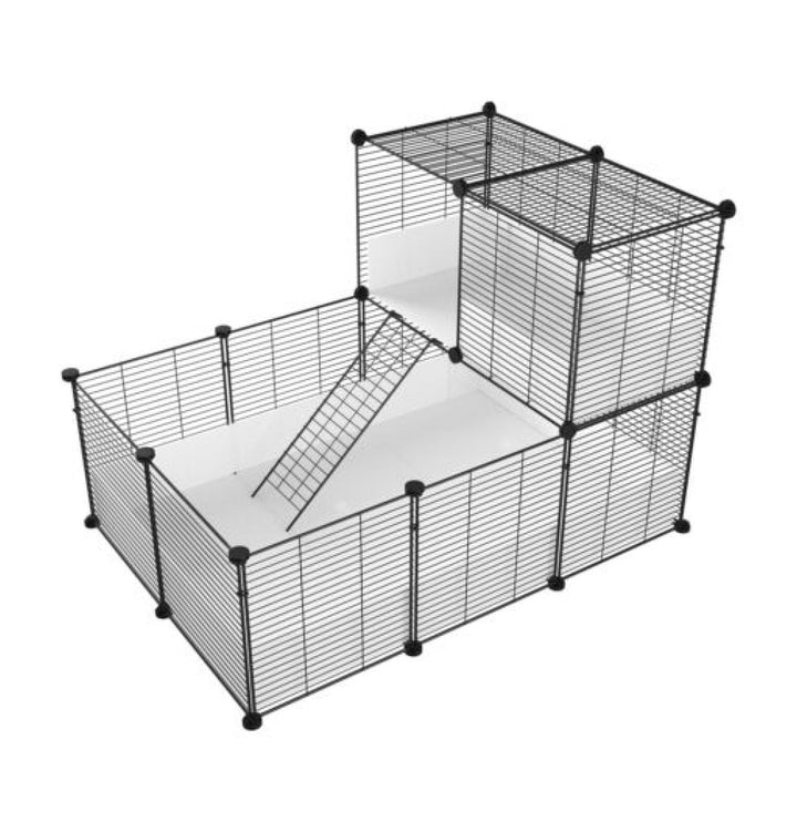 JTAOT Cage 41"x28"x28" Guinea Pig Playpen Hamster House Rabbit Waterproof Metal