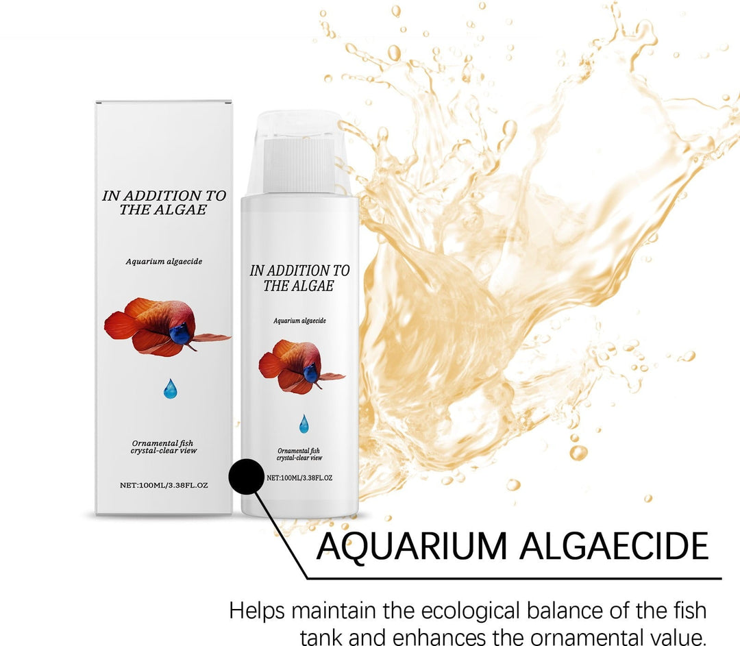 100ml Aquarium Algaecide & Water Cleaner for Fish Tanks | Reduces Sludge, Controls Algae Growth, Purifies Water – Safe for Freshwater & Saltwater