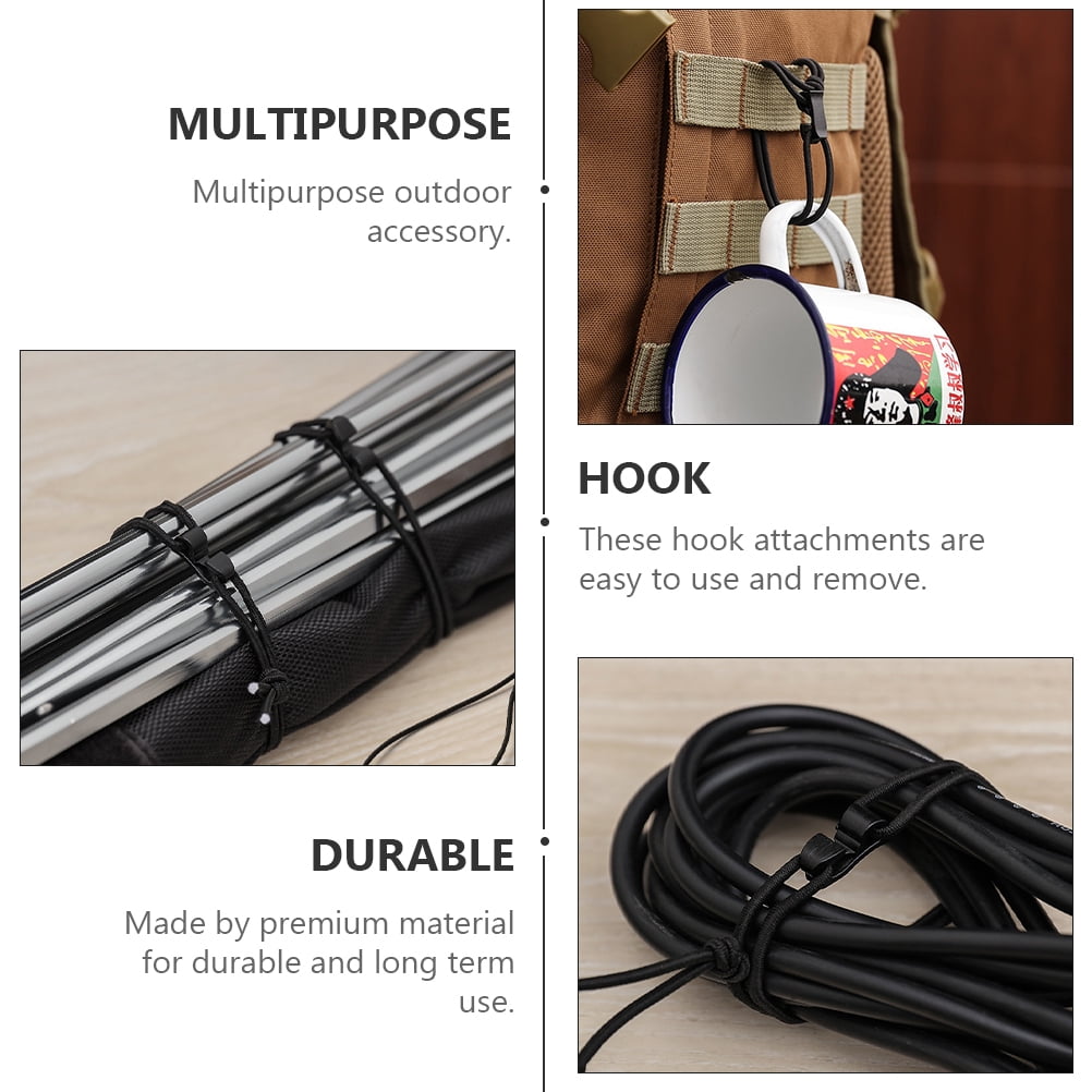 Niceauty 30pcs Hammock Hanging Kit Elastic Bandages Hooks Nylon for Quick Release Applications