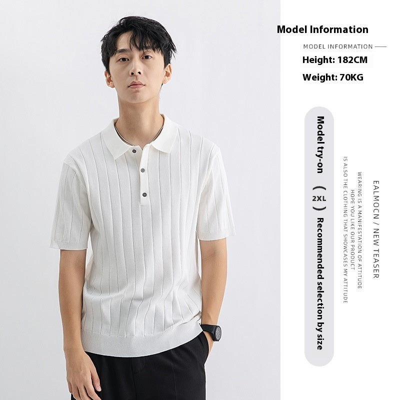 Summer Casual Sweater Men's Breathable
