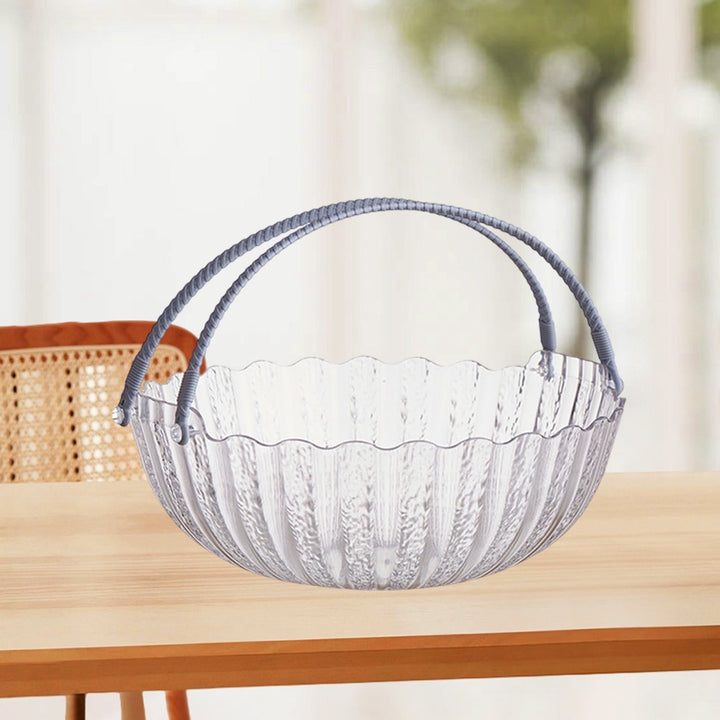 Nkmbld Large Capacity Dessert Plate Household Candy Snack Tray Multi-Colour Living Room Coffee Table Fruit Tray for Wedding, Outdoor Receptions, Banquets, Holiday Dining, White